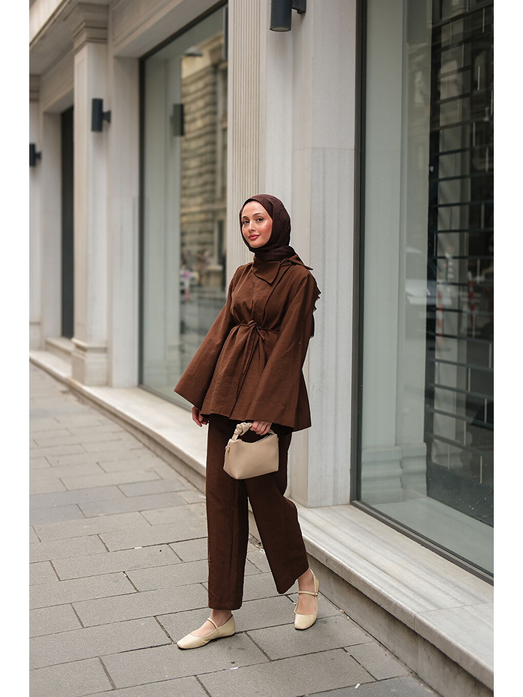 Kadın Dora Cupra Takım Kahverengi-1