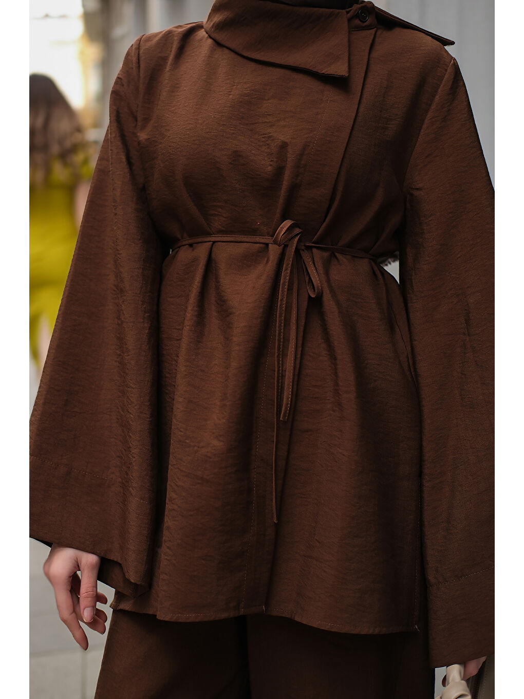 Kadın Dora Cupra Takım Kahverengi-4