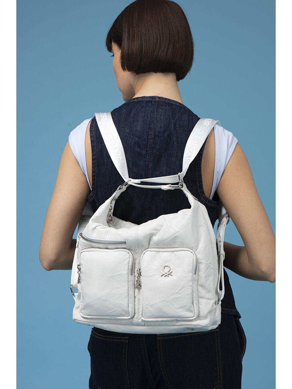 Kadin Kol Çantasi Beyaz BNT1471-2