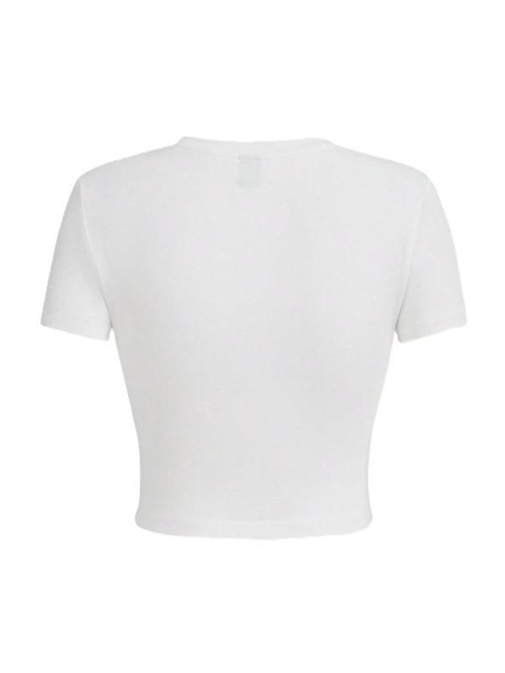 Love Bunny Baskılı Beyaz Crop-1