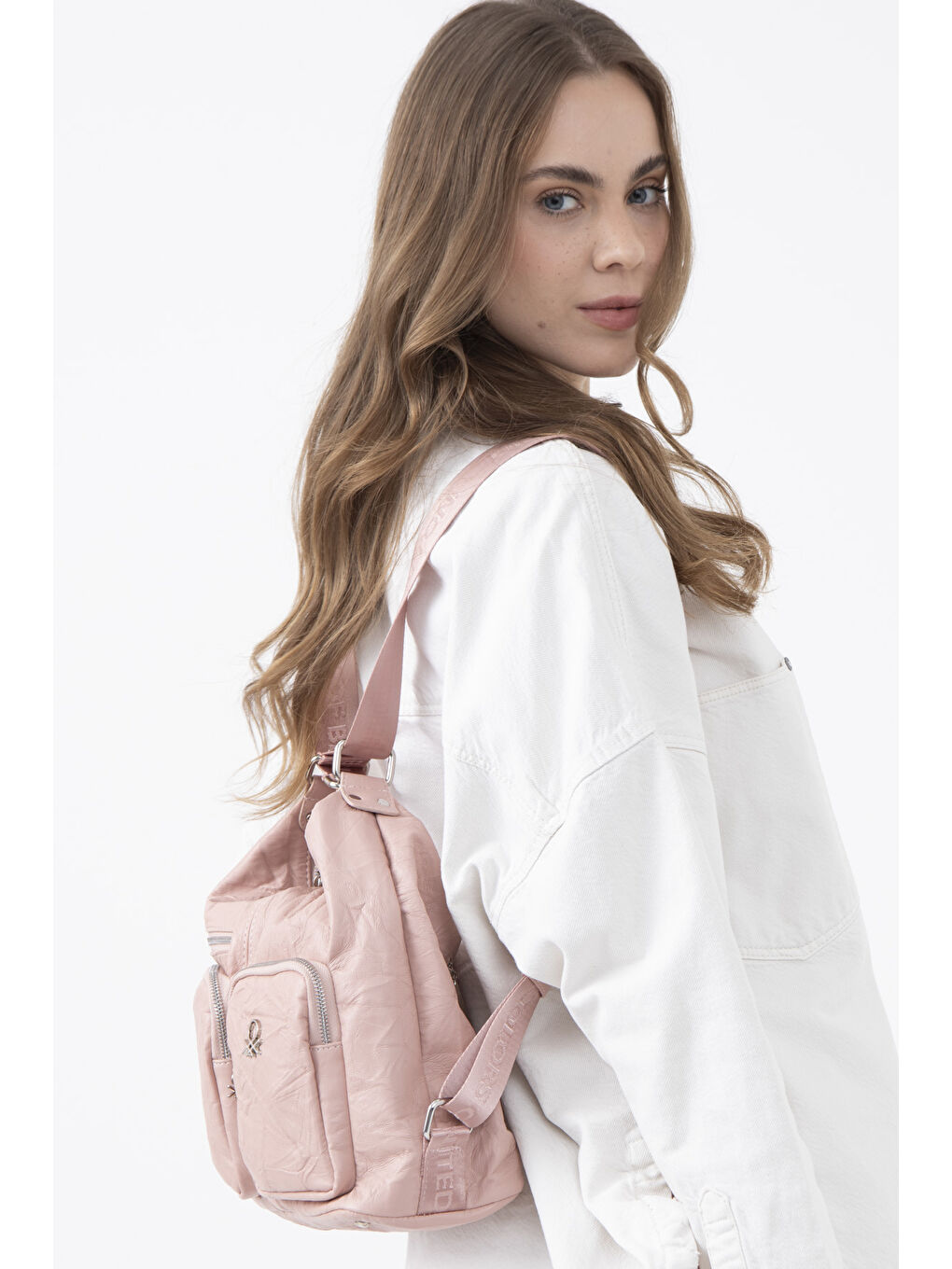 Kadin Kol Çantasi Pembe BNT1471-2