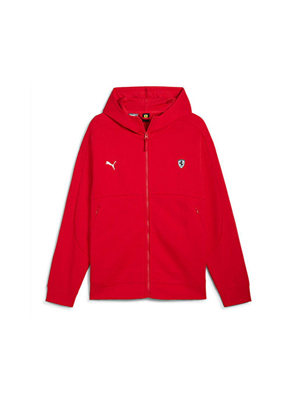 Ferrari Style Sweat Jacket Erkek Günlük Ceket 62709402 Kırmızı-5