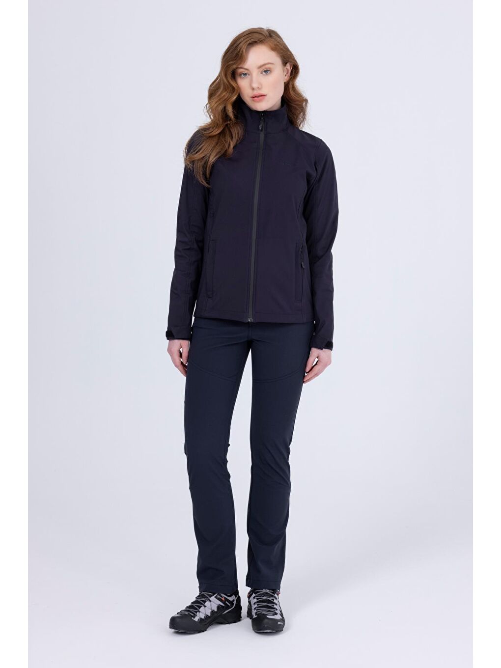 Bianca İnce Softshell Kadın Ceket Antrasit