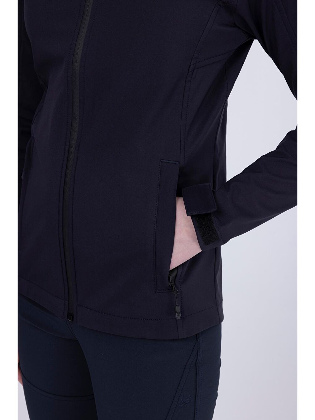 Bianca İnce Softshell Kadın Ceket Antrasit-2