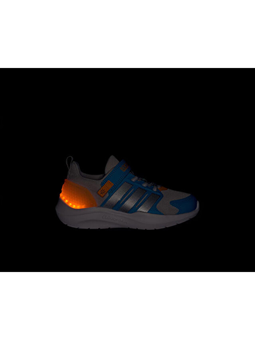 Lightorama Rnr El I Bebek Günlük Işıklı Ayakkabı Jq4173 Gri-8
