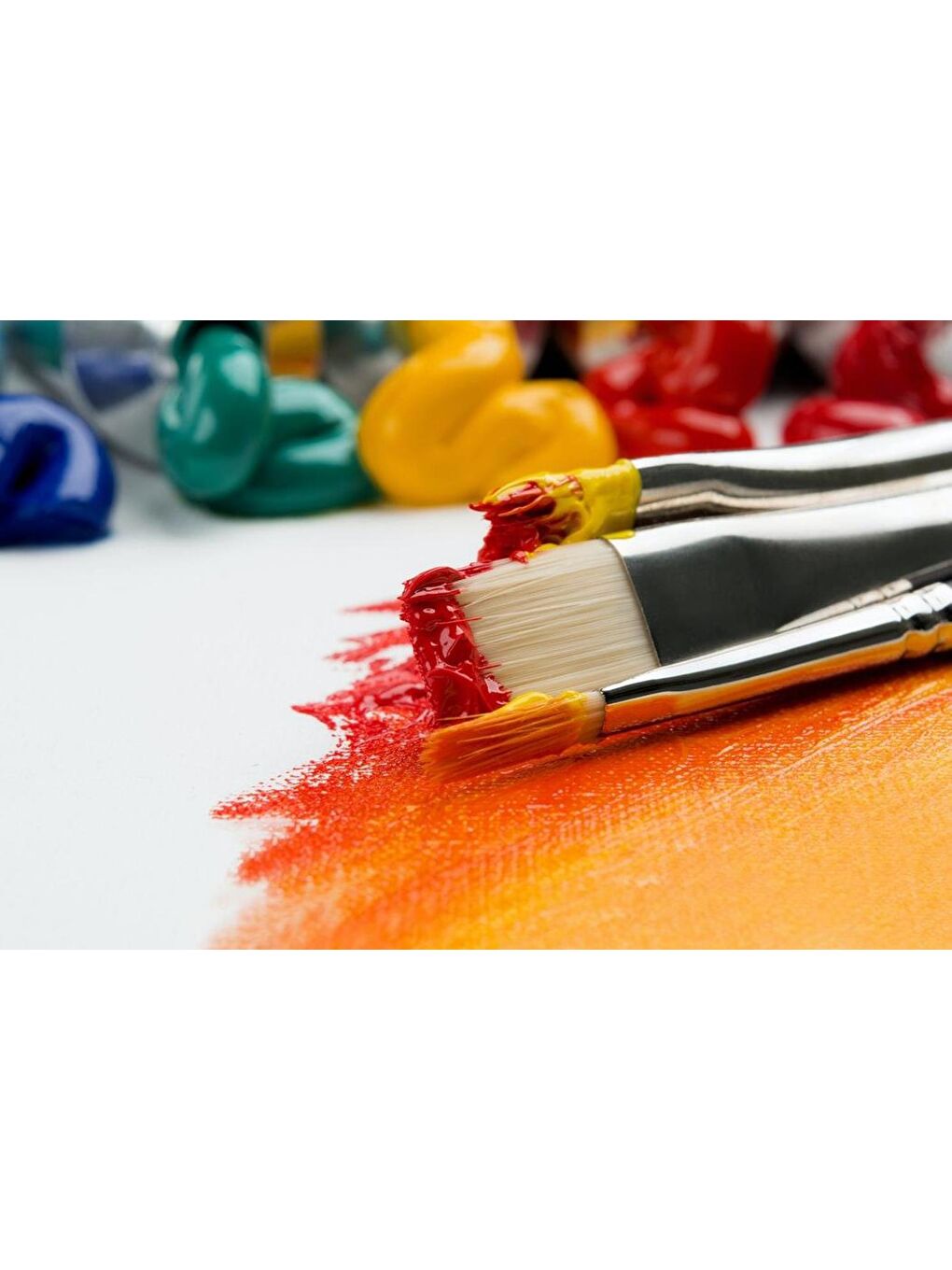 Yağlı Boya Seti 12x12 ml 7 Adet Fırça Seti ve Tuval-6