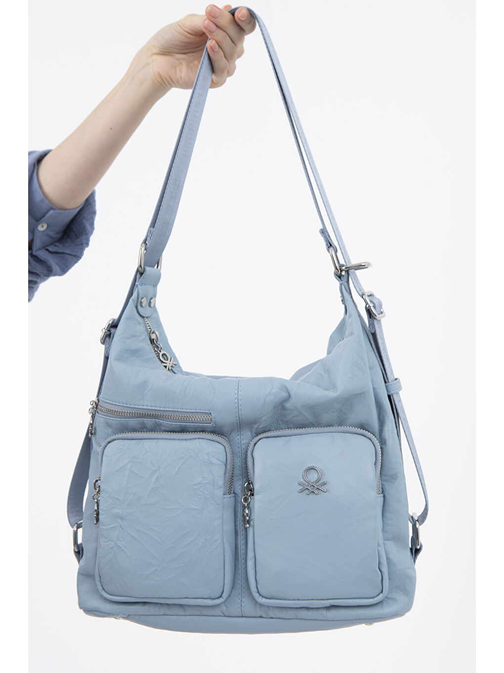 Kadin Kol Çantasi Mavi BNT1471-3