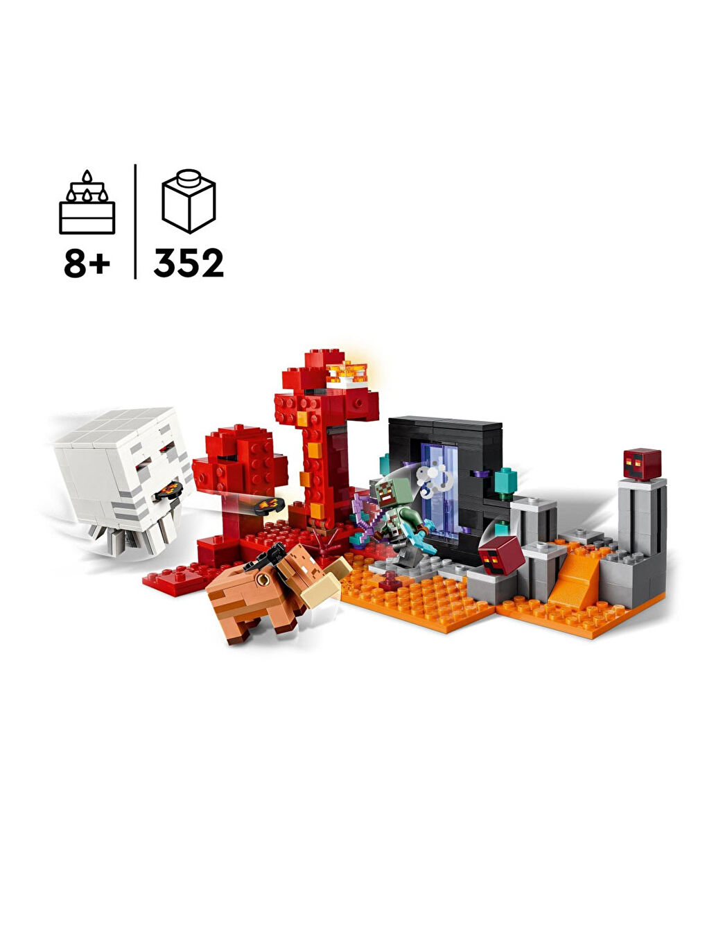 Lego Minecraft Nether Geçidi Pususu 21255 - 1