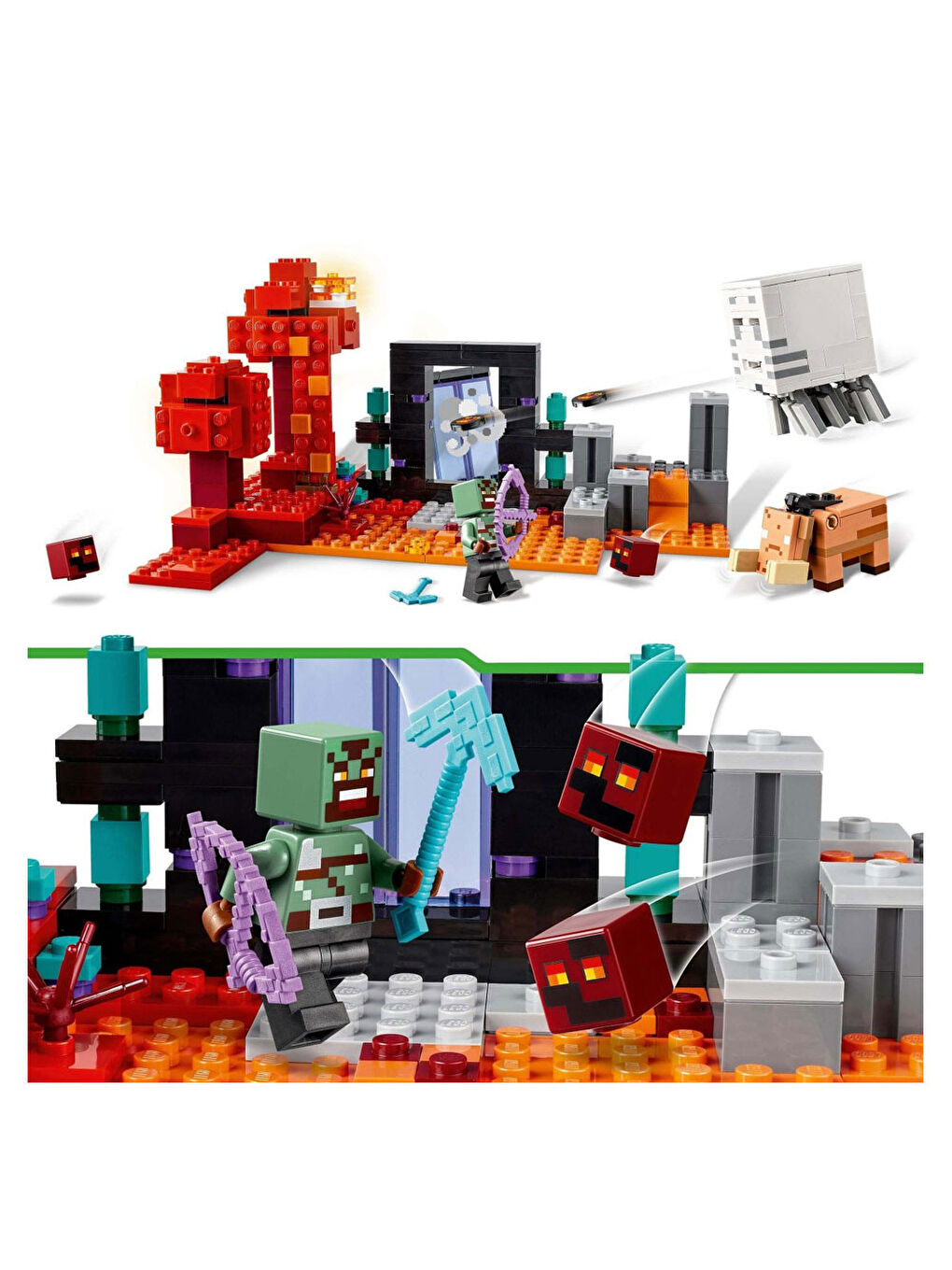 Lego Minecraft Nether Geçidi Pususu 21255 - 3