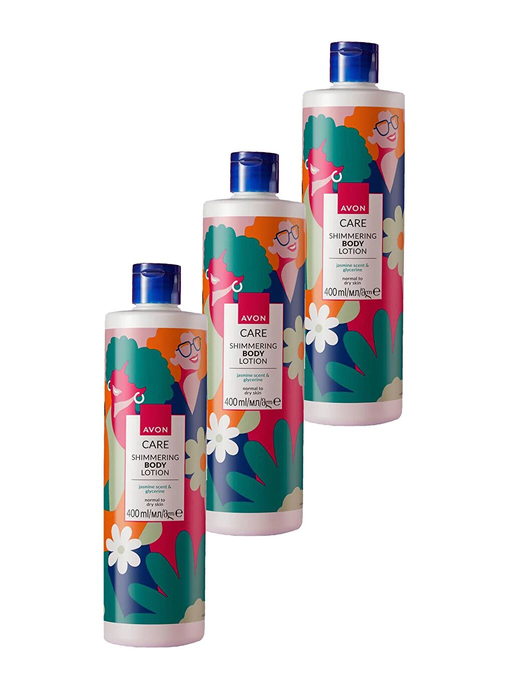 Care Shimmering Gliserin İçeren Yasemin Kokulu Vücut Losyonu 400 ml 3'lü Set