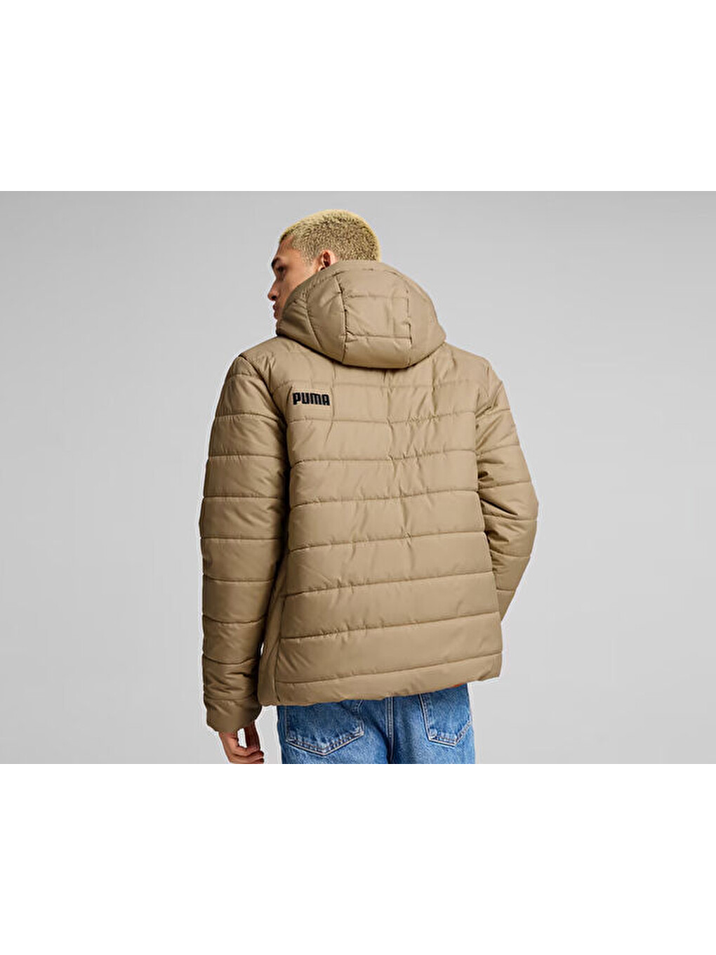 Ekru Ess Padded Jacket Erkek Günlük Mont 84893867 Krem-3