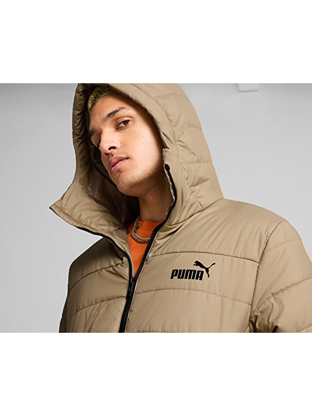 Ekru Ess Padded Jacket Erkek Günlük Mont 84893867 Krem-4