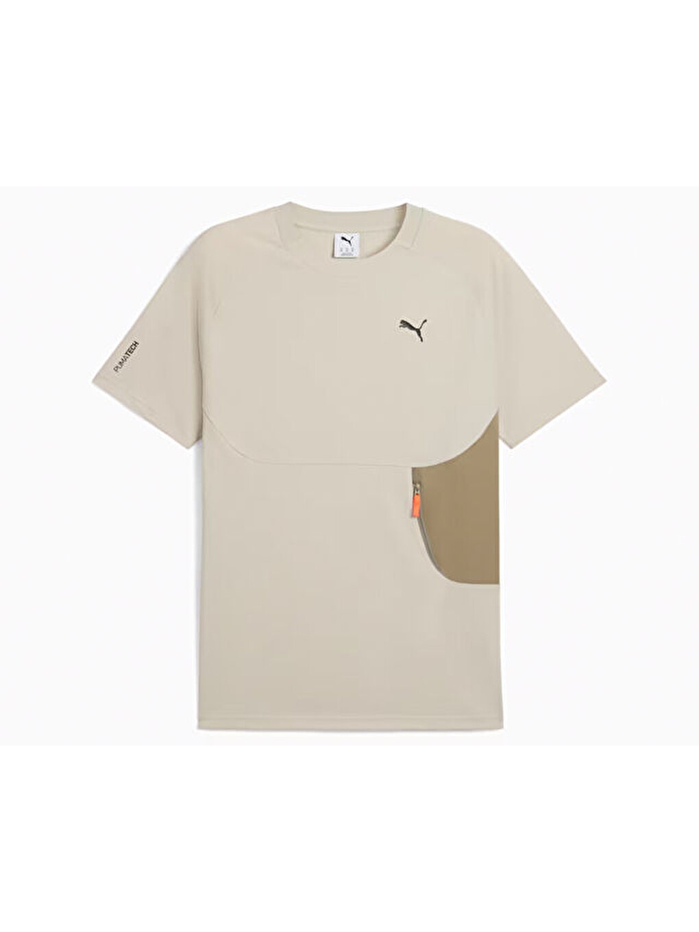 Pumatech Pocket Tee Erkek Günlük Tişört 62967368 Bej-3