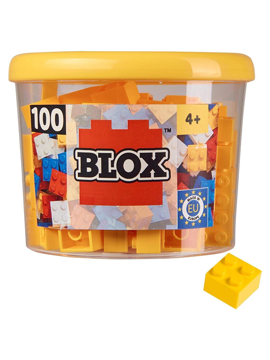 Simba Sarı Blox Sarı Bloklar 100 Parça 4 Yaş ve Üzeri Çocuklar için Yaratıcı Oyuncak Yapım Seti