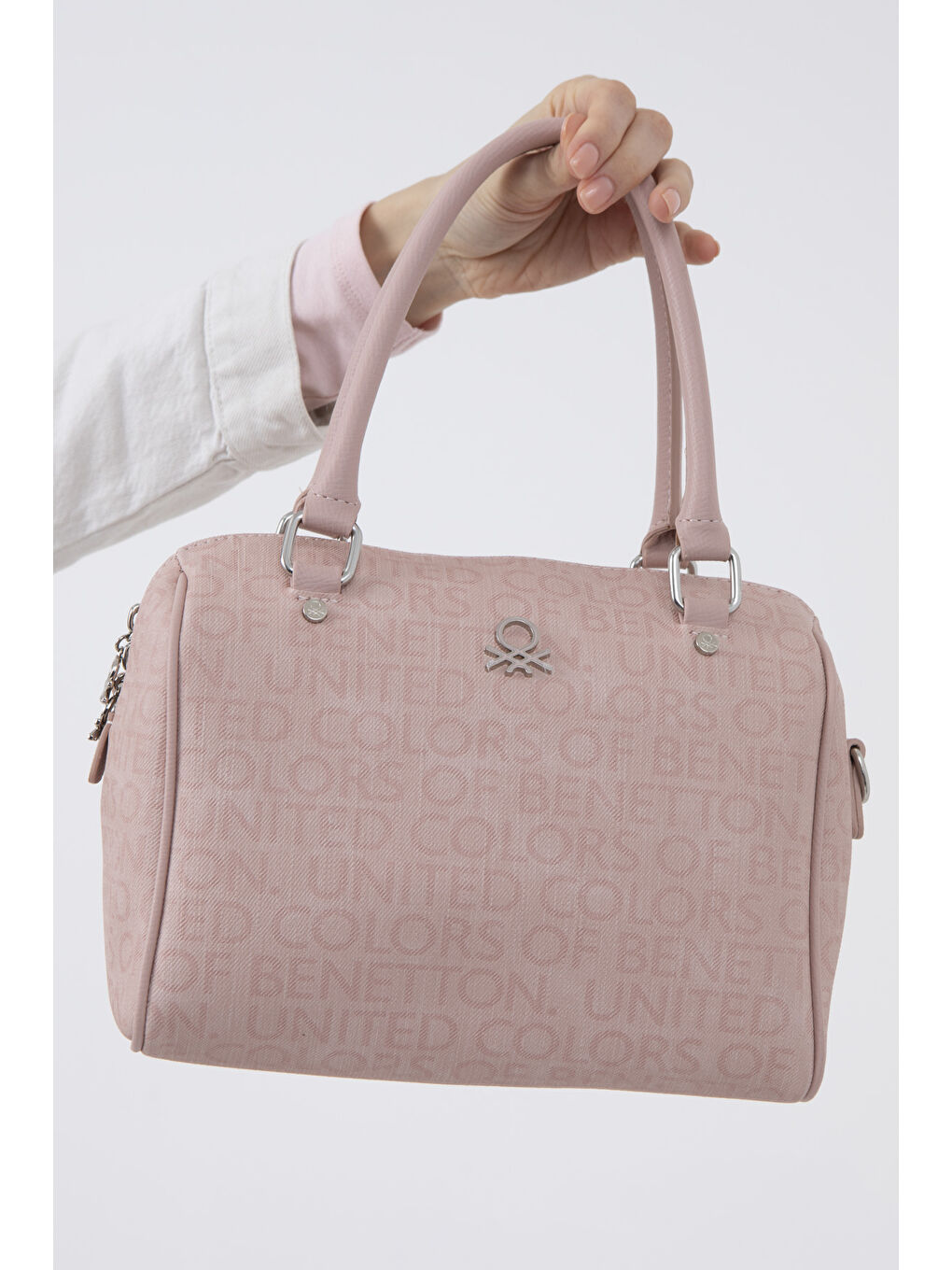 Pembe Kadin Kol Çantasi Pudra BNT1533-2