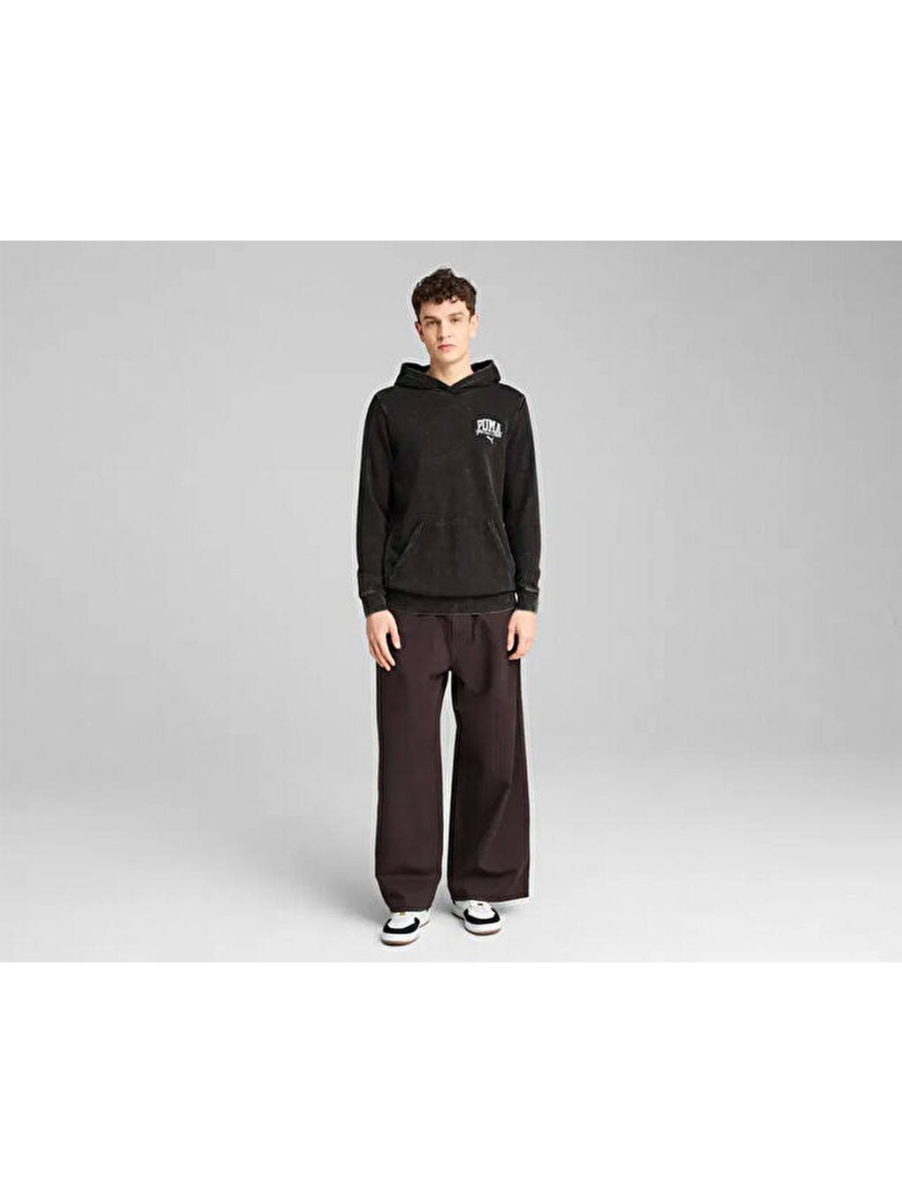 Puma Class Hoodie Erkek Günlük Sweatshirts 68464101 Siyah-4