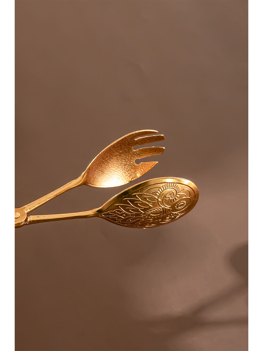 Gri Gold Servis Maşa, Salata Kek Makarna Maşası 1 Adet Lüks Servis Maşası-1