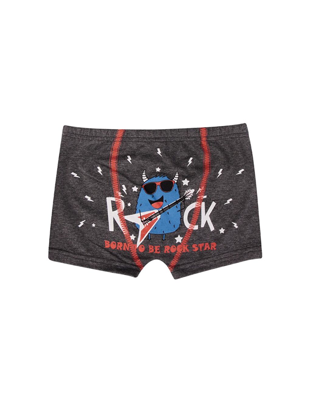 Karışık Erkek Çocuk Pamuklu Likralı Boxer 5'Li Paket-4