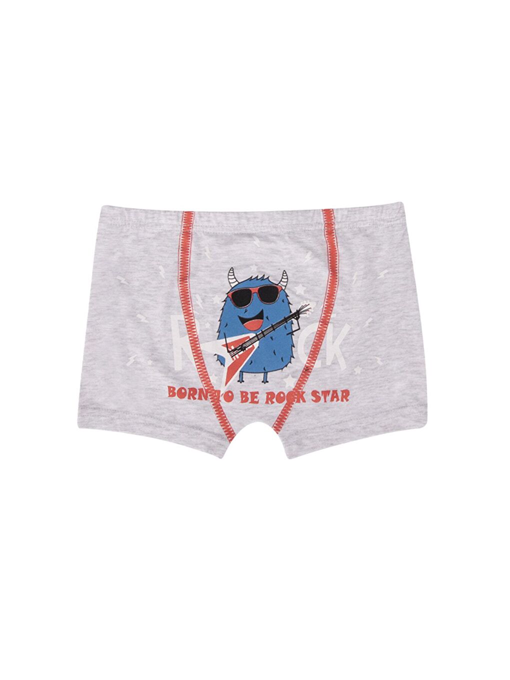 Karışık Erkek Çocuk Pamuklu Likralı Boxer 5'Li Paket-5