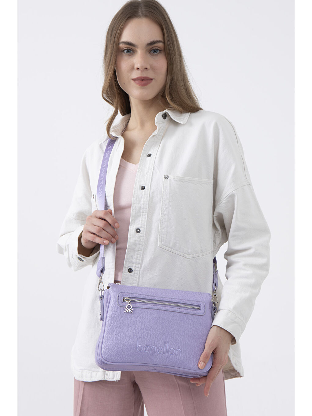 Kadin Çapraz Çanta Lila BNT1480-1