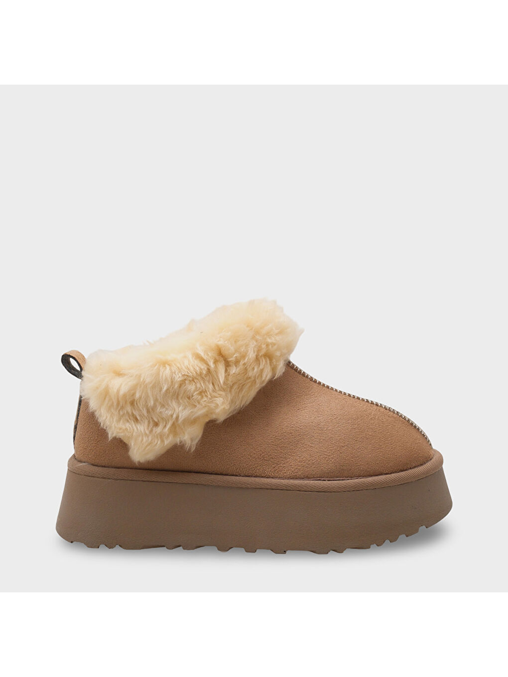 Bej Aubry Kadın Tüylü Bot