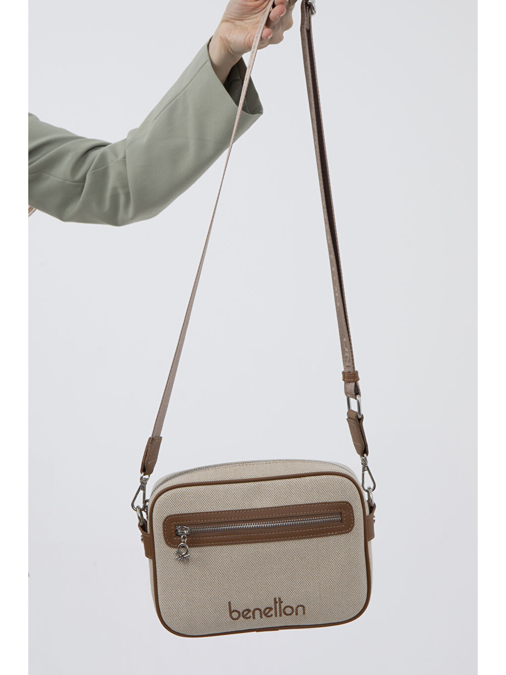 Kahverengi Kadin Çapraz Çanta Camel BNT1540-2