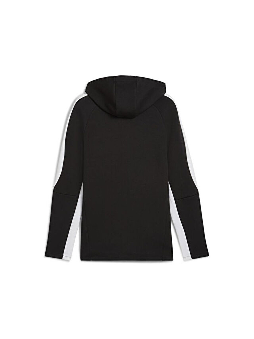 Team Evostripe Hooded Erkek Futbol Kamp Fermuarlı Sweatshirt 65994703 Siyah-1