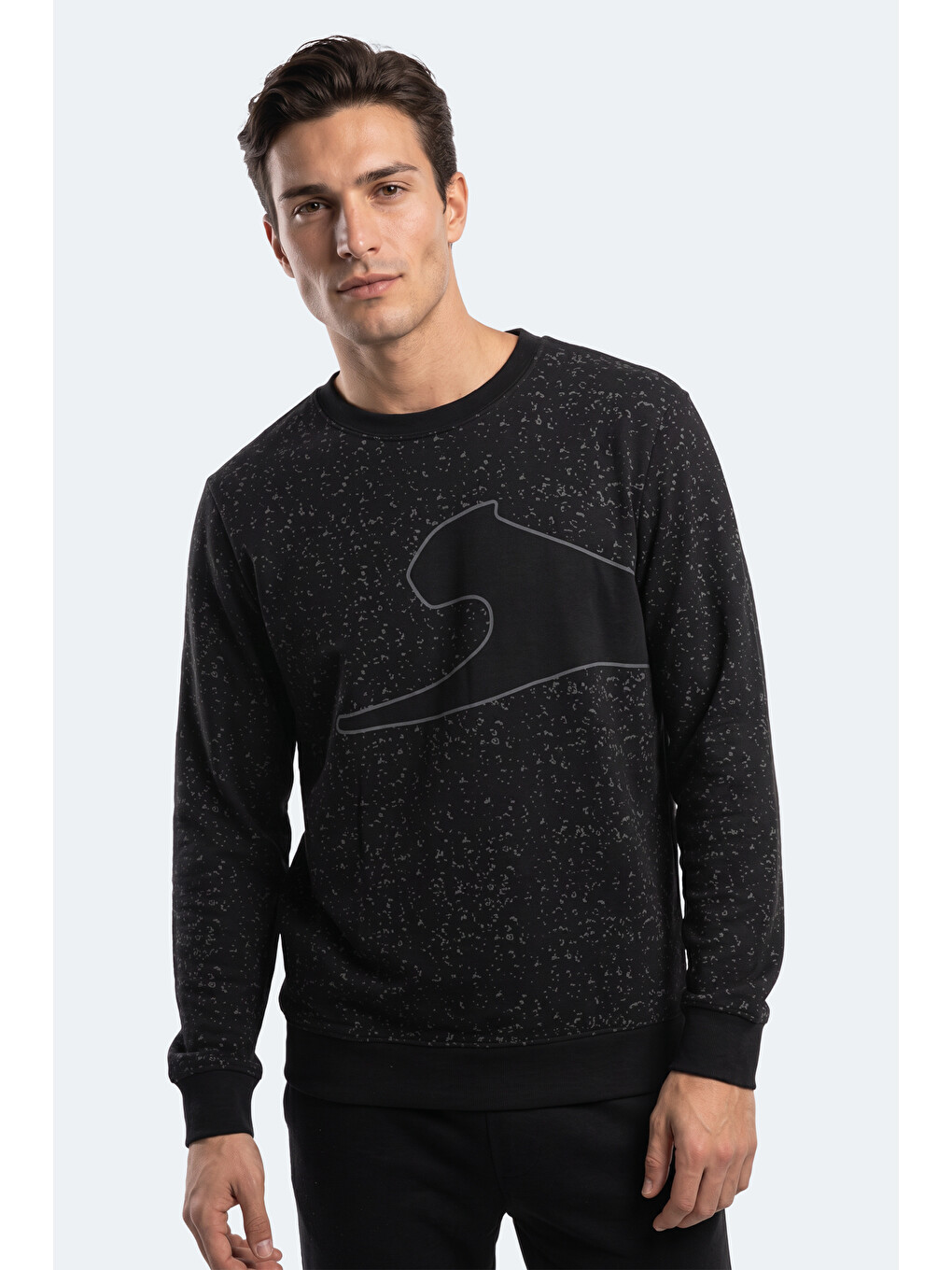 Gallo Erkek Siyah Sweatshırt