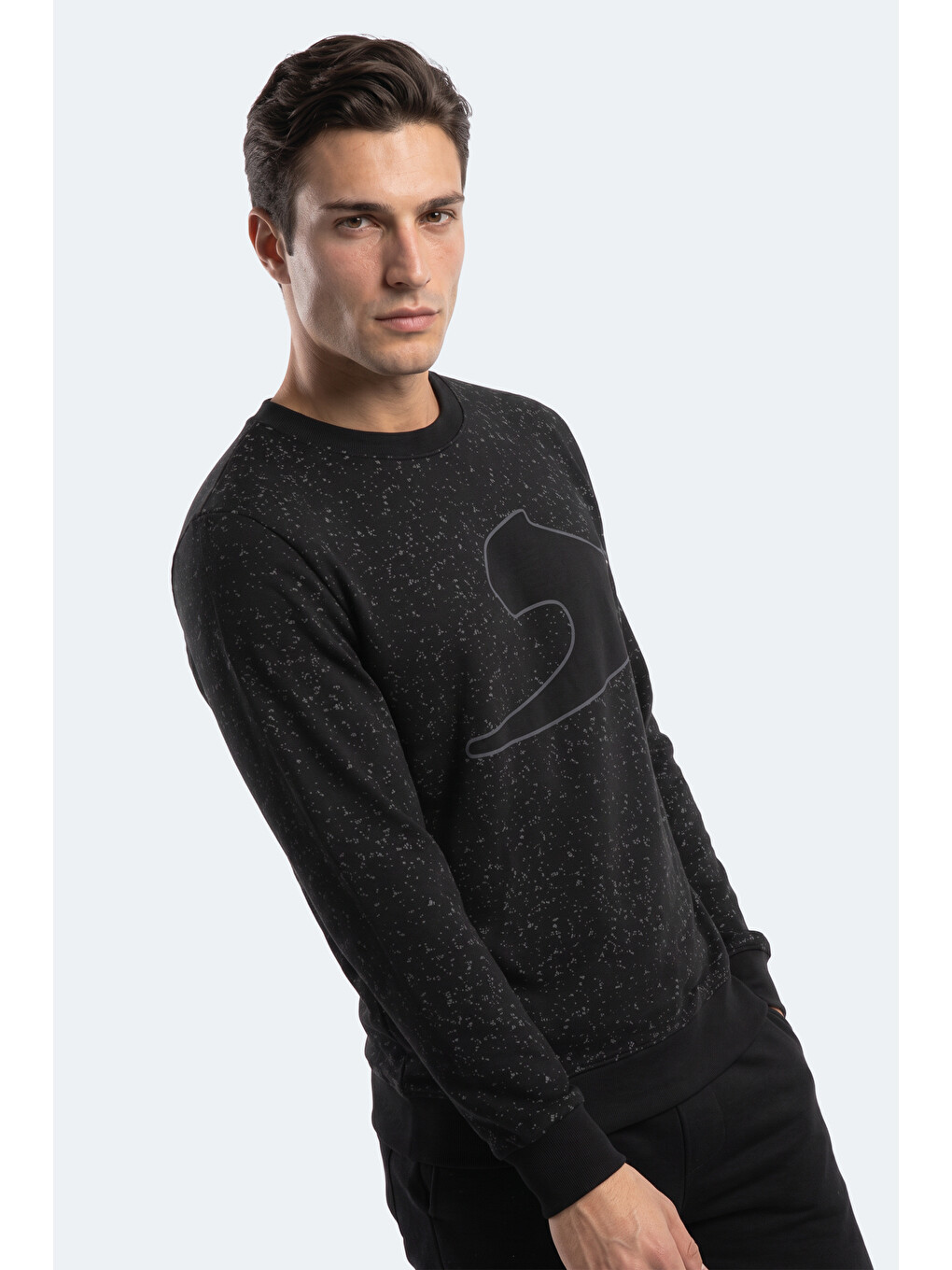 Gallo Erkek Siyah Sweatshırt-3