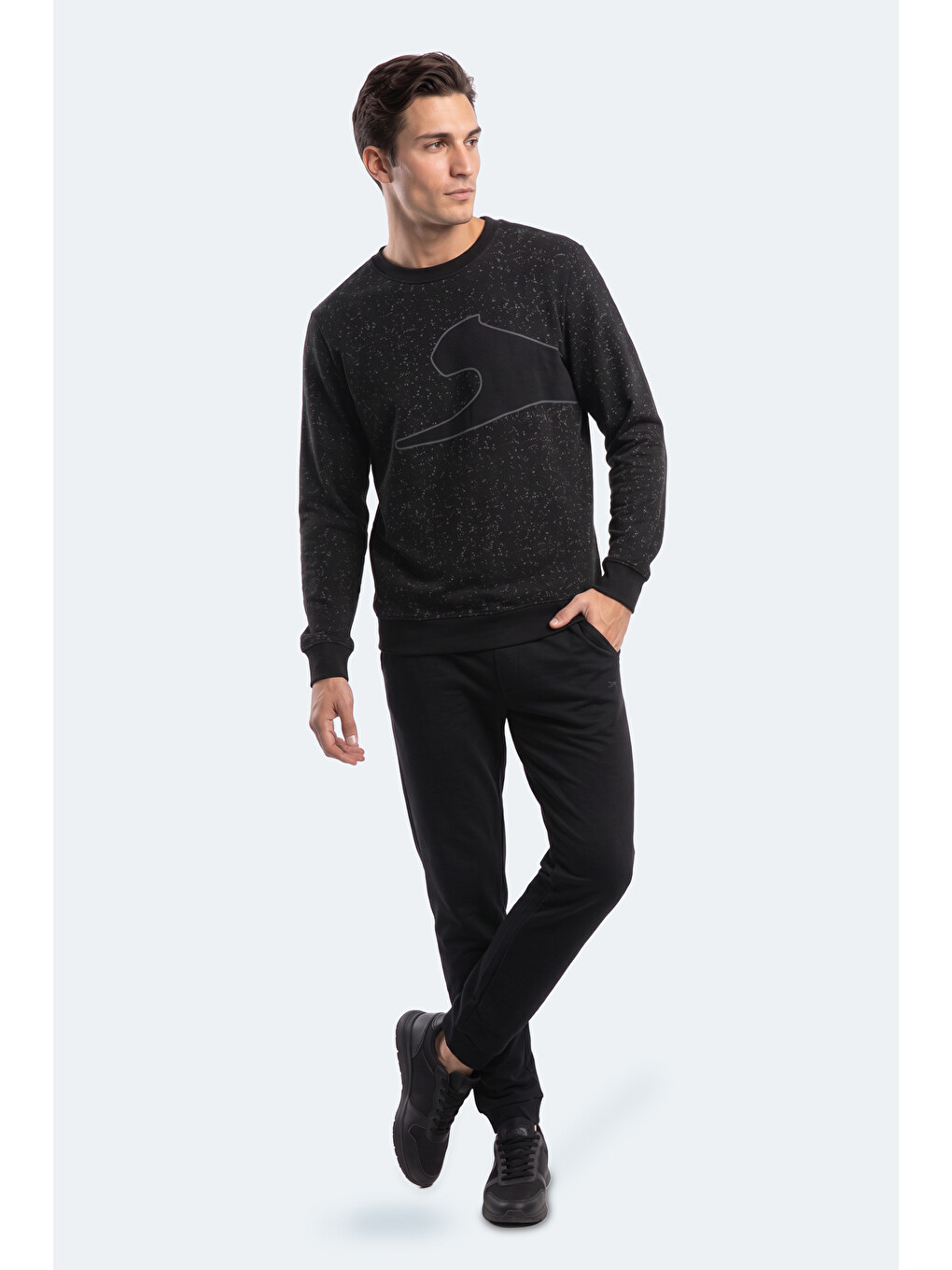 Gallo Erkek Siyah Sweatshırt-4