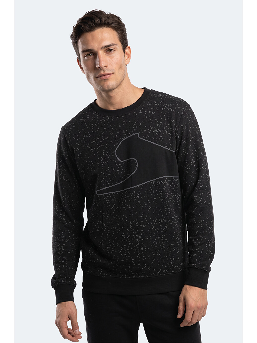 Gallo Erkek Siyah Sweatshırt-5