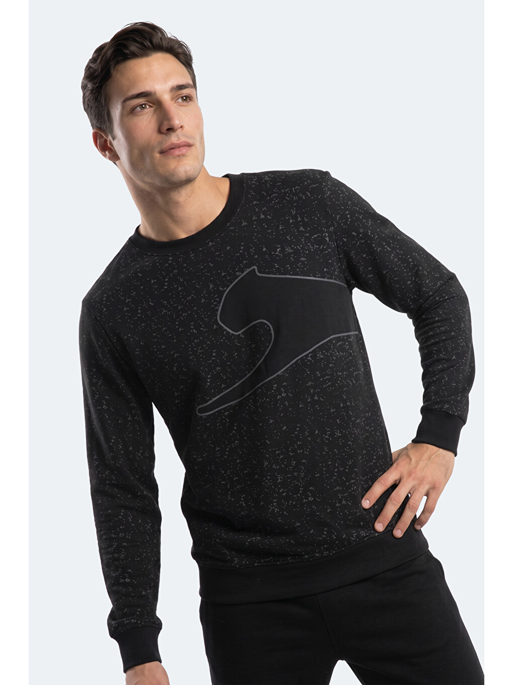 Gallo Erkek Siyah Sweatshırt-6