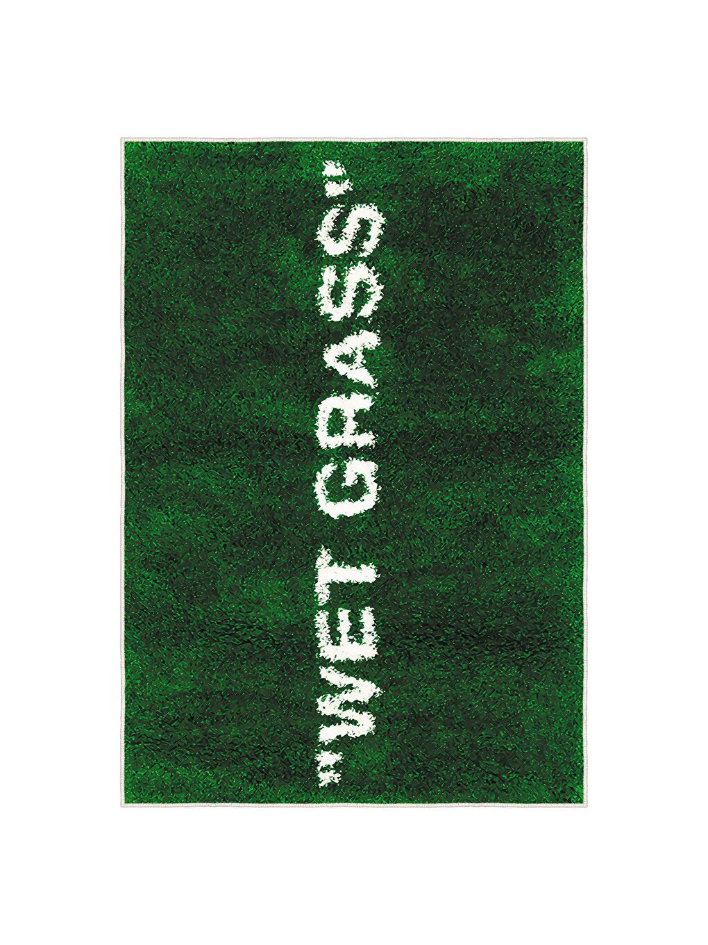 Yeşil Dekoratif Özel Tasarım Yıkanabilir, Modern Halı 60x100-3