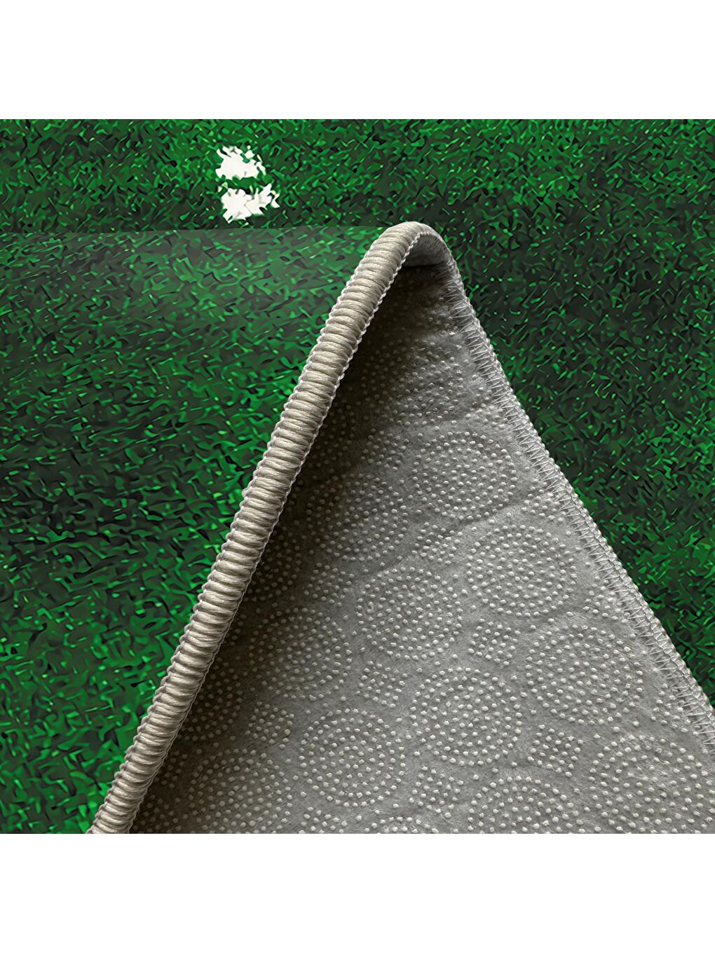Yeşil Dekoratif Özel Tasarım Yıkanabilir, Modern Halı 60x100-4