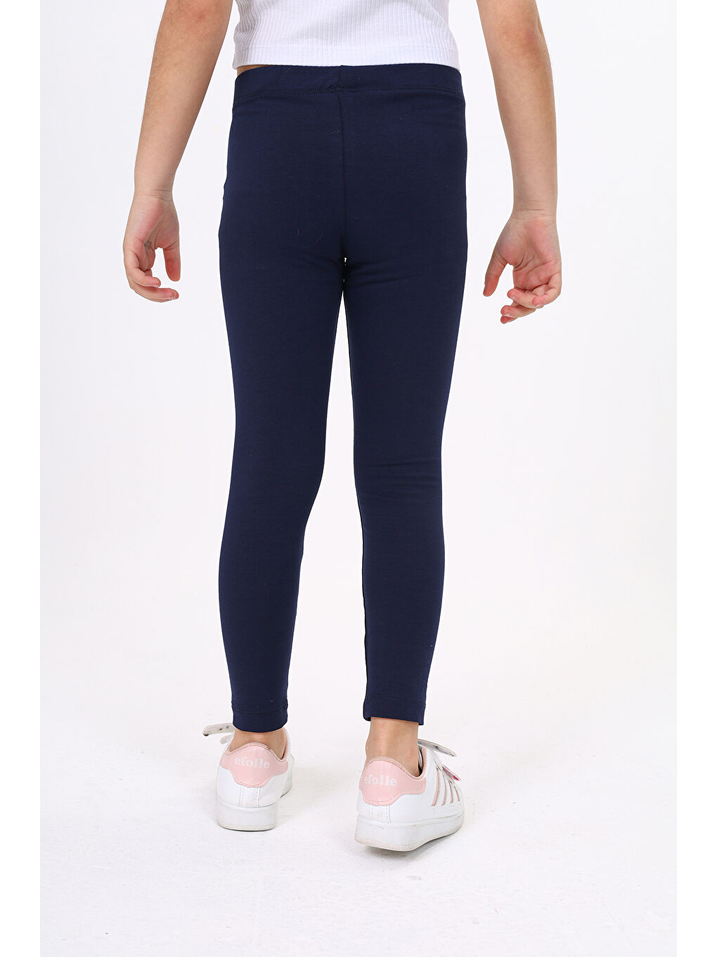 Lacivert Kız Çocuk Tayt-4