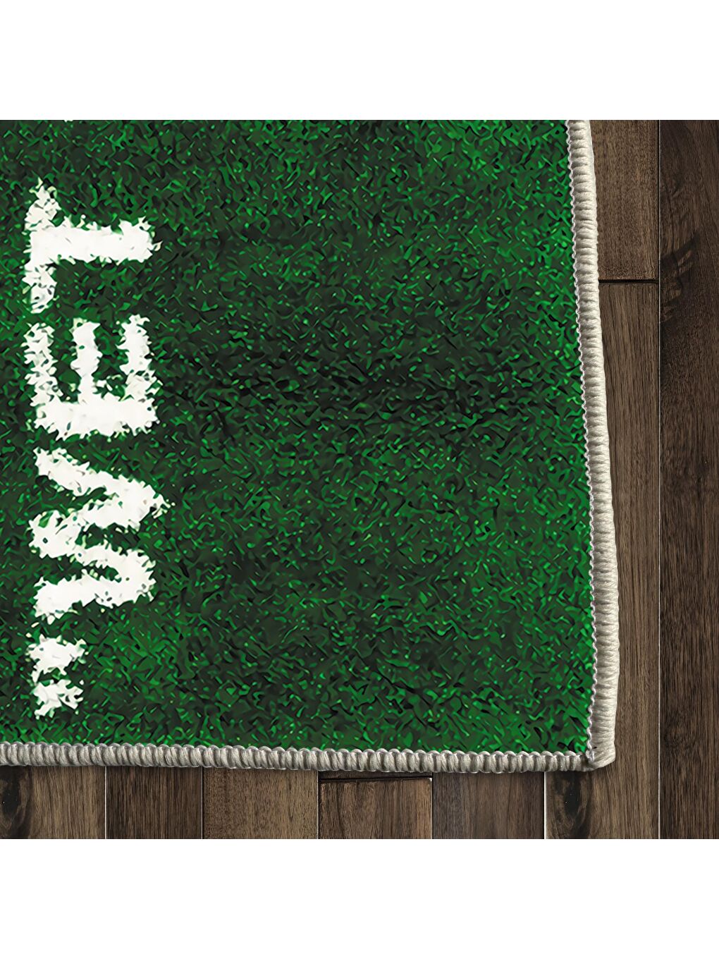 Yeşil Dekoratif Özel Tasarım Yıkanabilir, Modern Halı 60x100-5