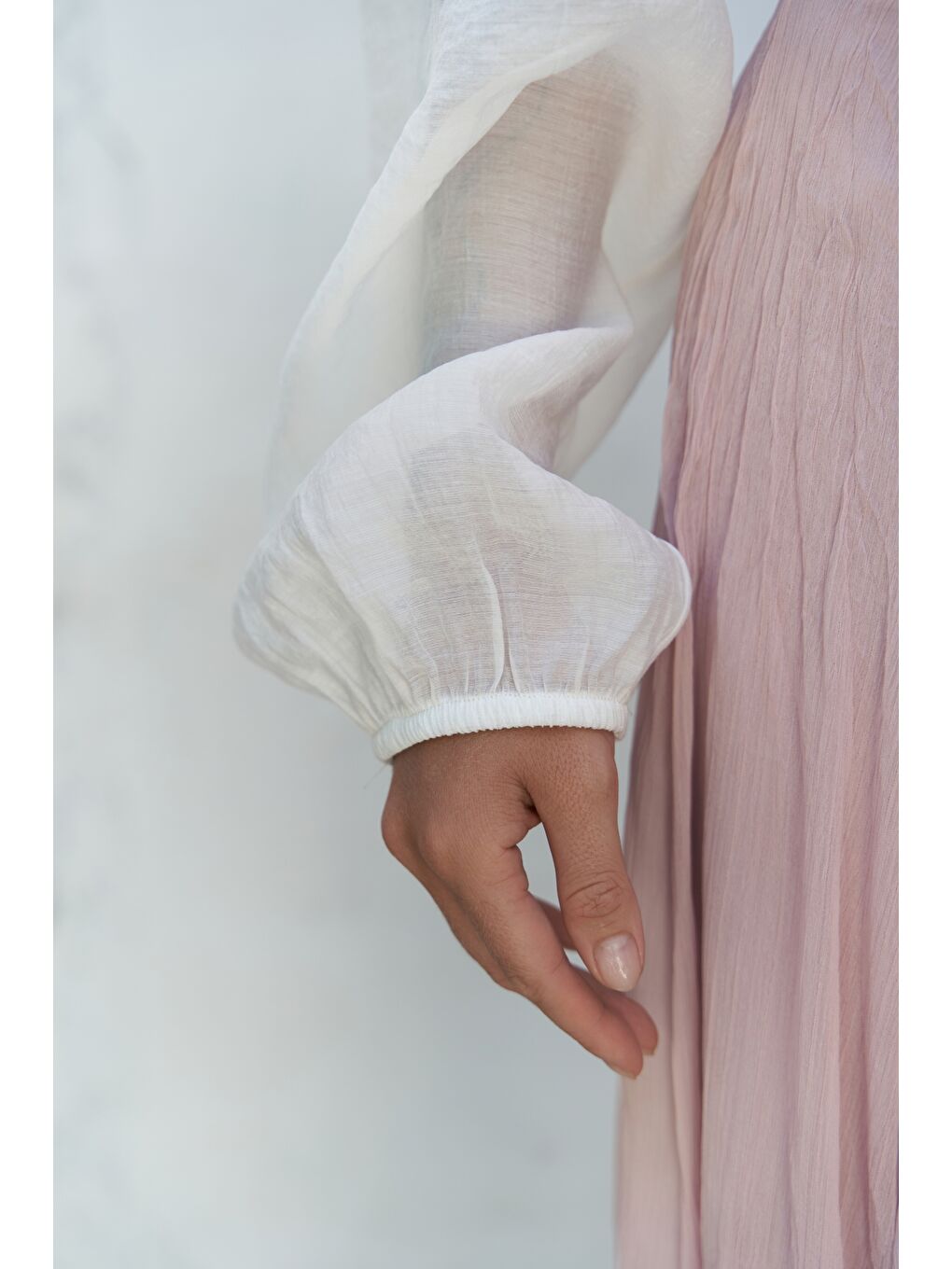 Lyra Oversize Ekru Gömlek-7