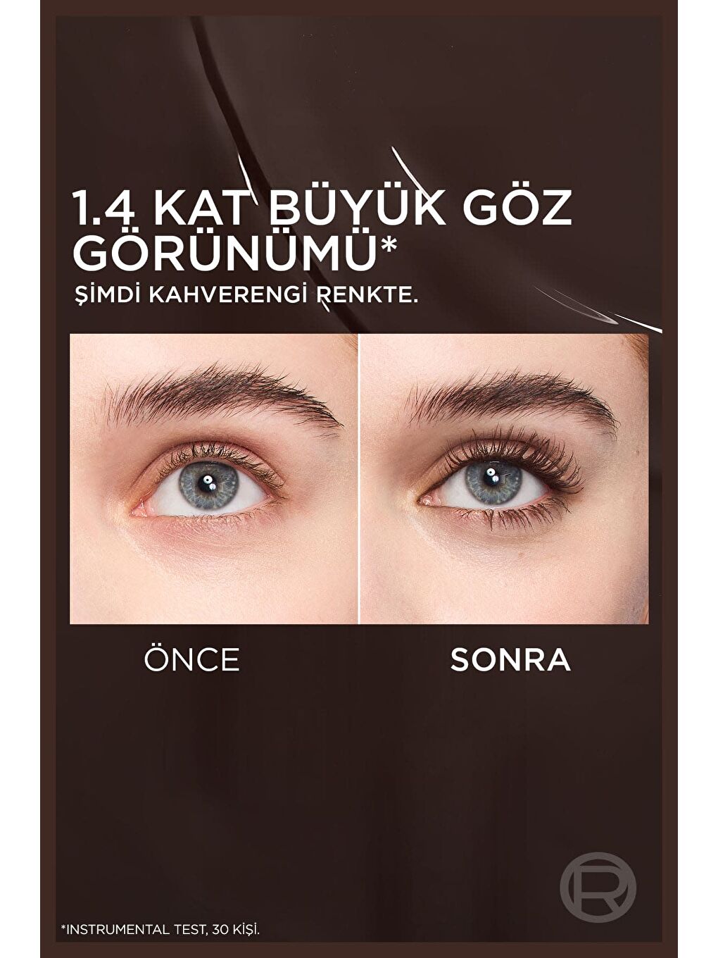 L'Oréal Paris Panorama Chromatic Maskara Brun Leather-3