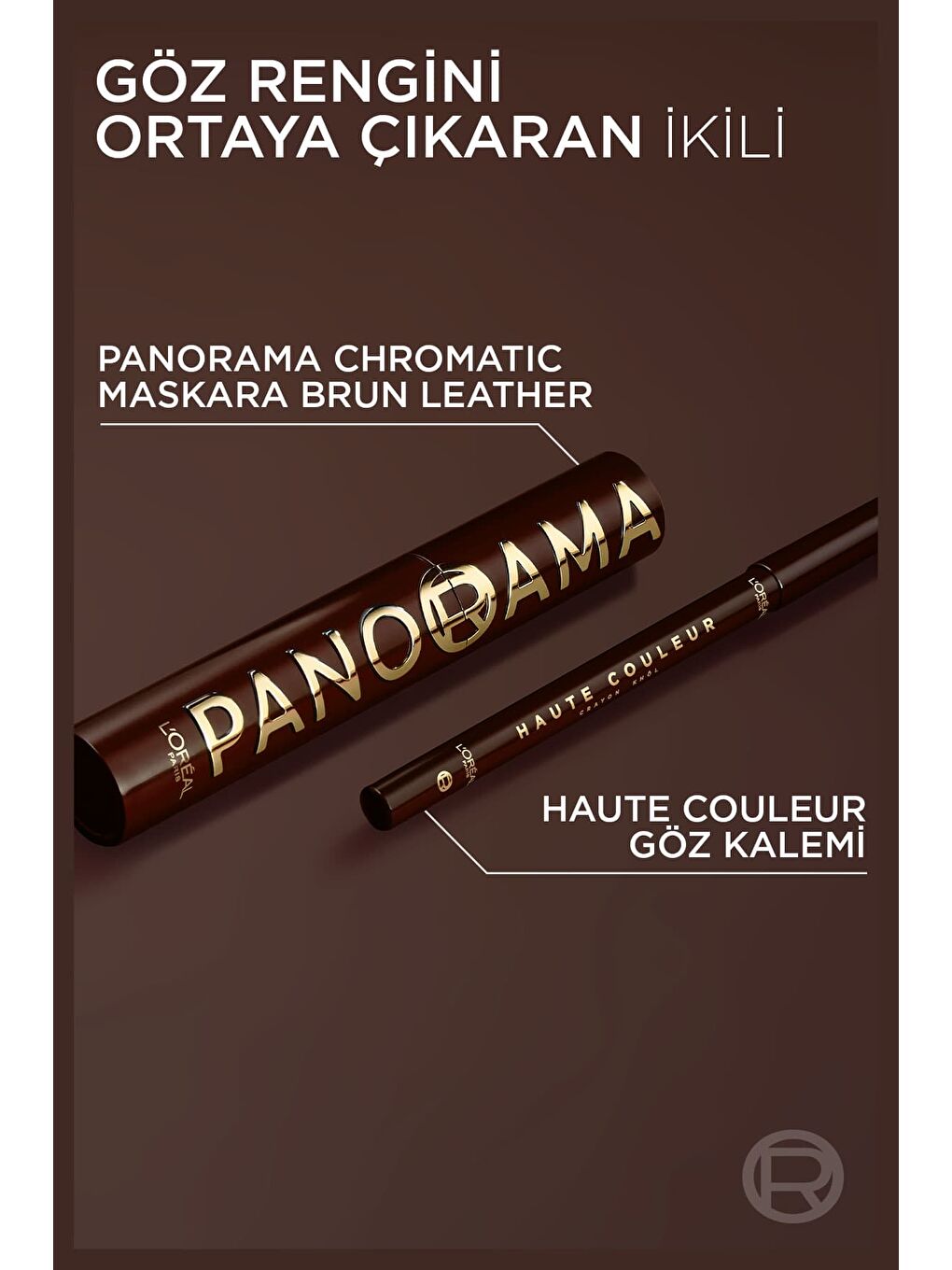 L'Oréal Paris Panorama Chromatic Maskara Brun Leather-6
