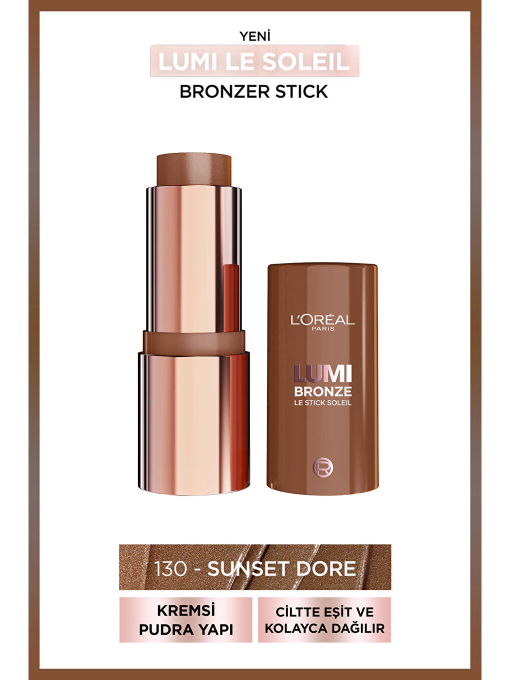 L'Oréal Paris Lumi Bronzlaştırıcı Stick - 130 Sunset Dore