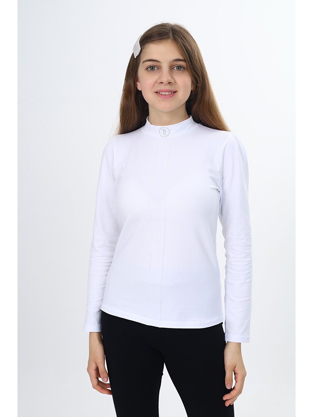 Toontoykids Beyaz Kız Çocuk Okul Tişört - 5