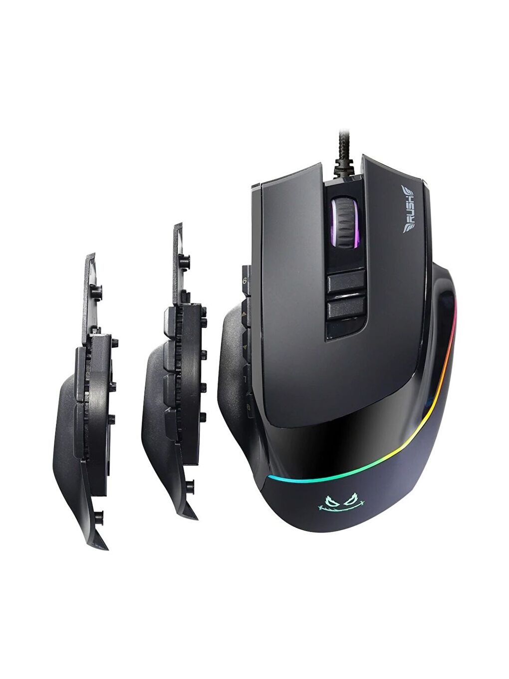 Rush Bold RM878 10.000 DPI RGB Makro Oyuncu Gaming Mouse-1