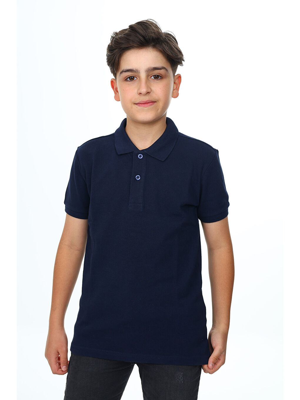 Lacivert Unisex Çocuk Tişört-1