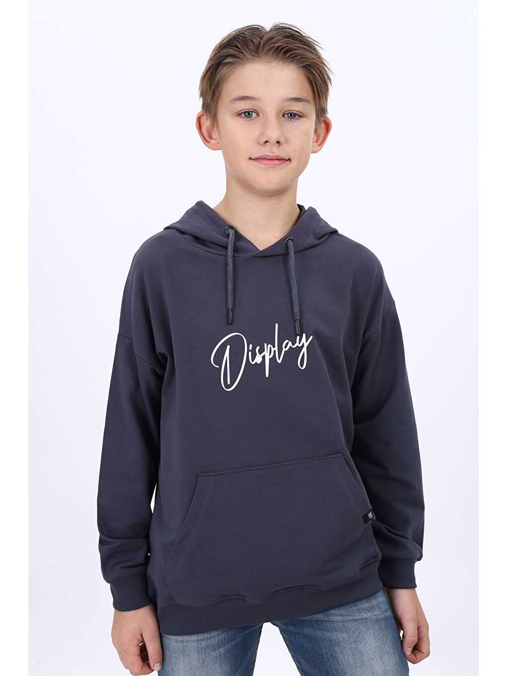 Toontoykids Gri Erkek Çocuk Baskılı Sweatshirt