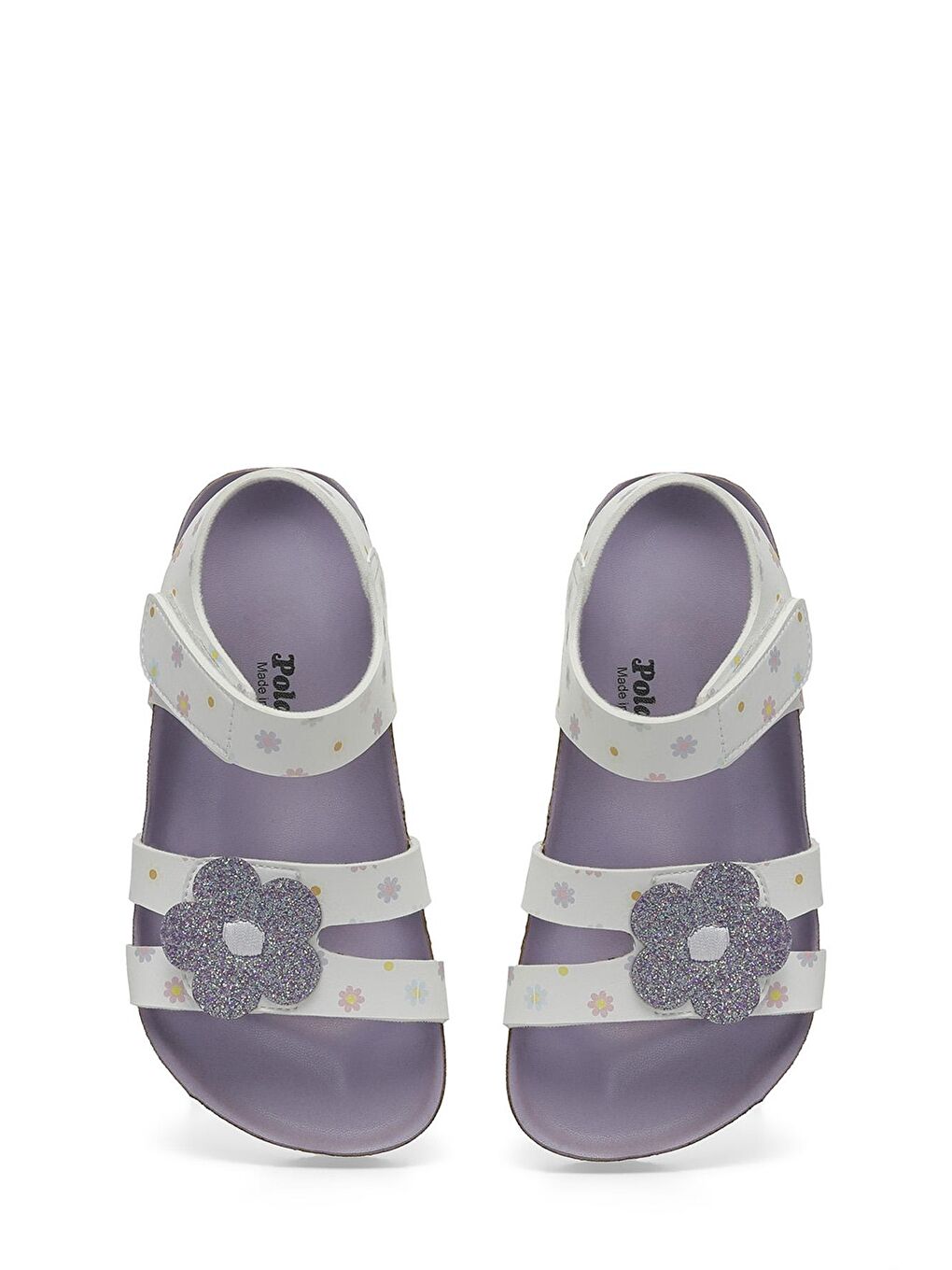 Mor Lila Kız Çocuk Sandalet-3
