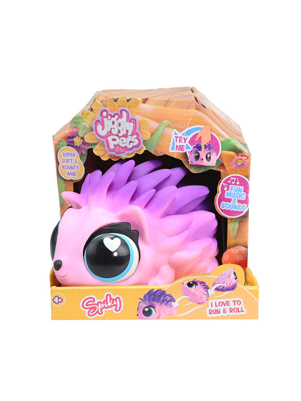 Jiggly Pets Sesli Pembe Kirpi JP015-PI