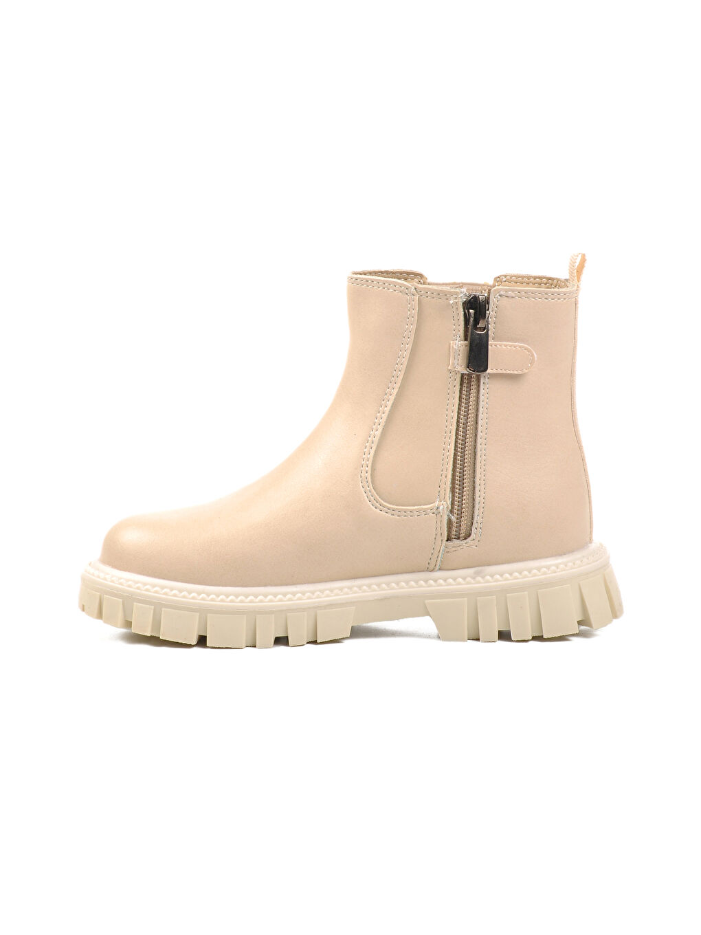 Ekru Krem İçi Polarlı Kız Çocuk Bot 1788 P-1