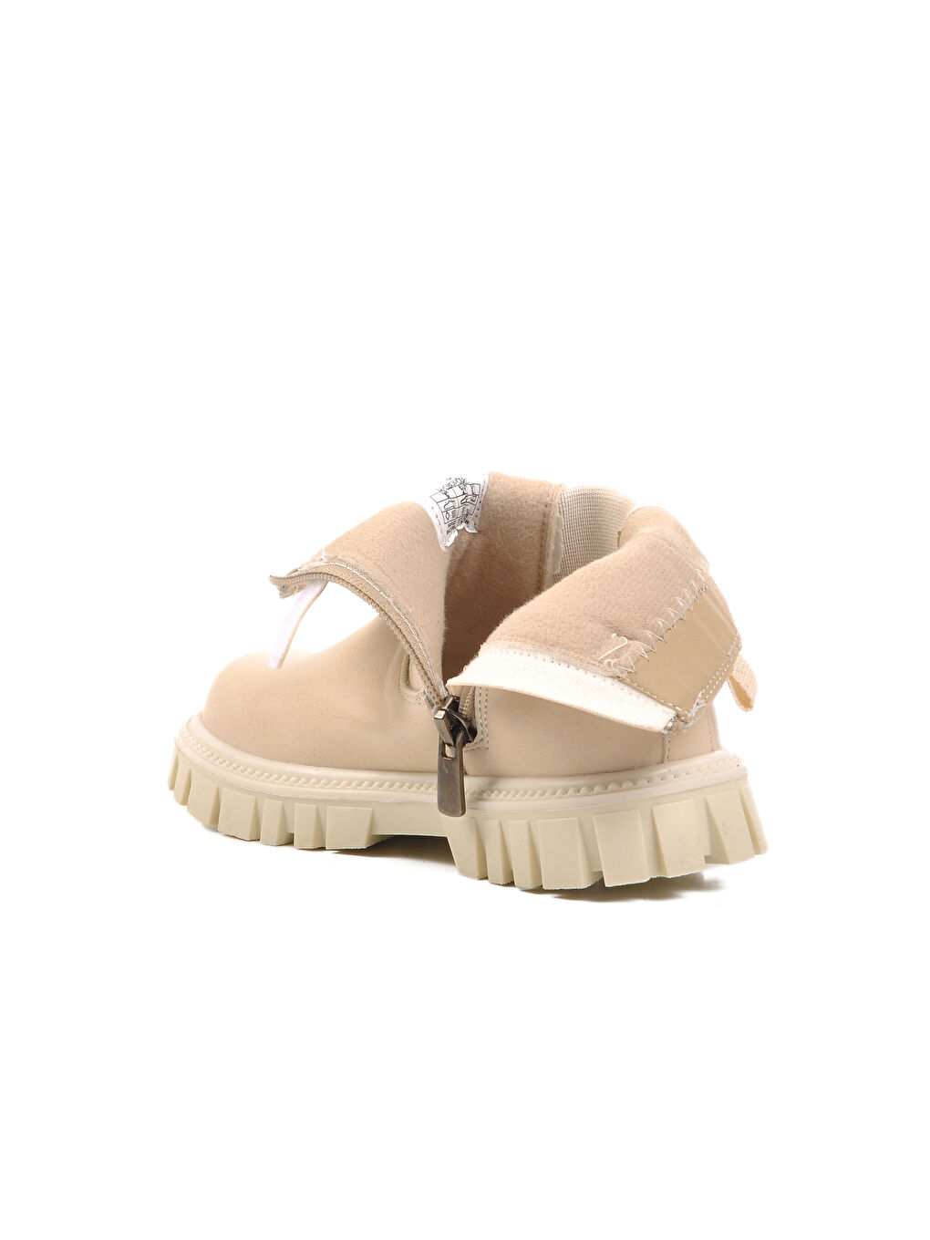 Ekru Krem İçi Polarlı Kız Çocuk Bot 1788 P-3