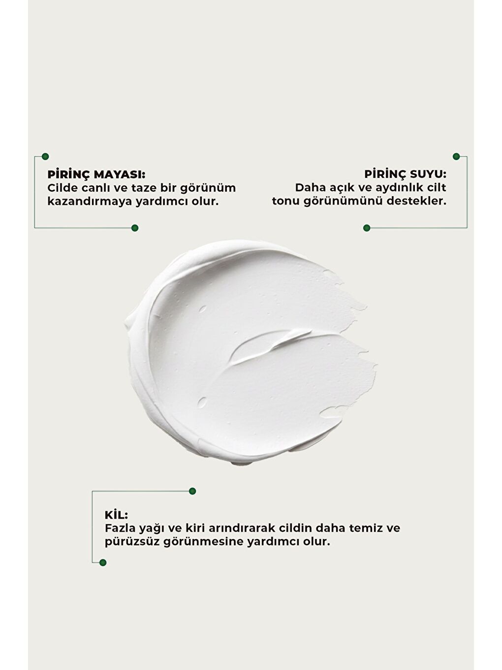 Pirinç Mayası Beyazlatıcı Stick Kil Maskesi 30 g-1