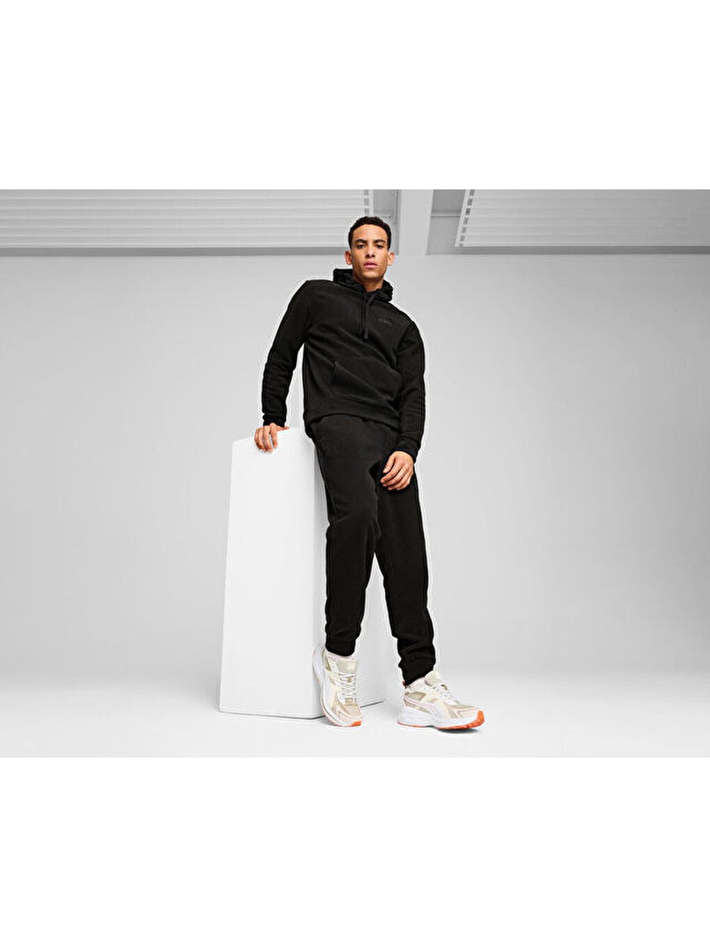 Ess Elevated Hoodie Erkek Günlük Sweatshirts 68189201 Siyah-3
